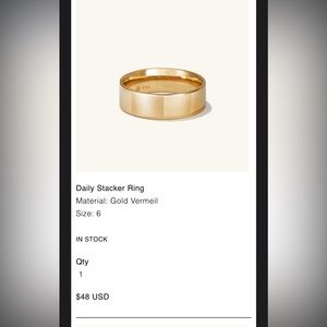 Mejuri Daily Stacker Ring